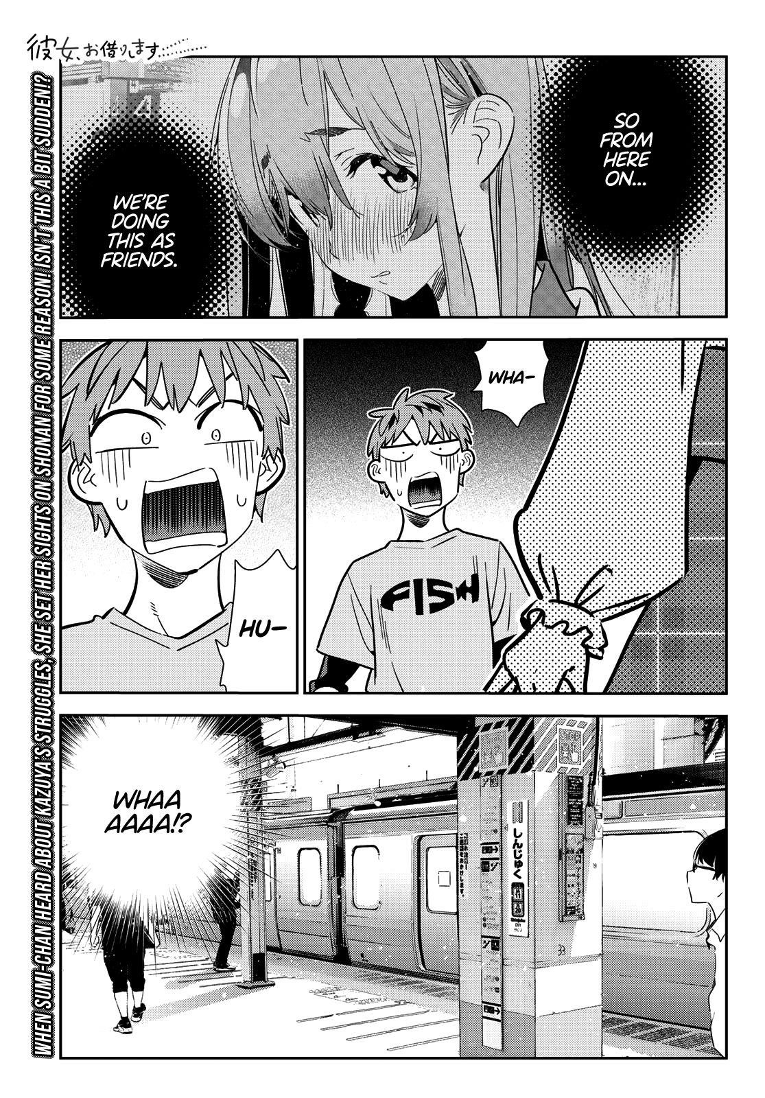 Kanojo, Okarishimasu Chapter 155 page 1 - Chapter 155: The Girlfriend and the Sudden Trip