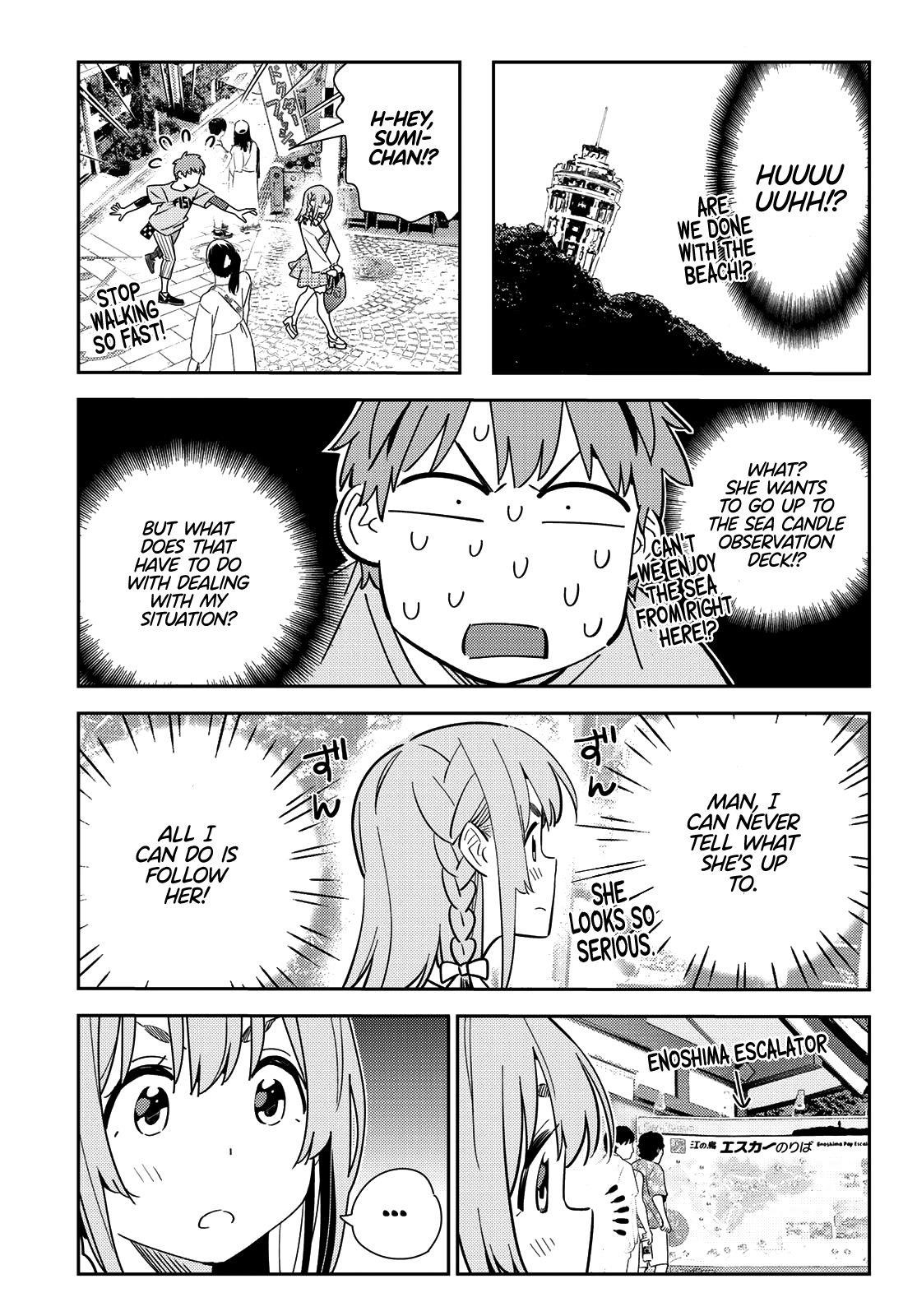 Kanojo, Okarishimasu Chapter 155 page 13 - Chapter 155: The Girlfriend and the Sudden Trip