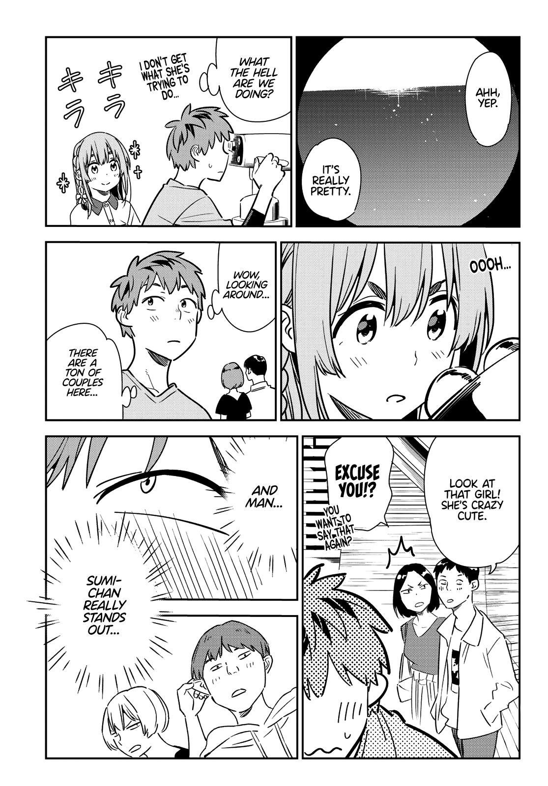 Kanojo, Okarishimasu Chapter 155 page 17 - Chapter 155: The Girlfriend and the Sudden Trip