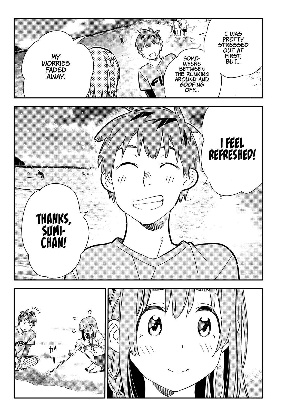 Kanojo, Okarishimasu Chapter 156 page 14 - Chapter 156: The Girlfriend and the Sudden Trip, Part 2