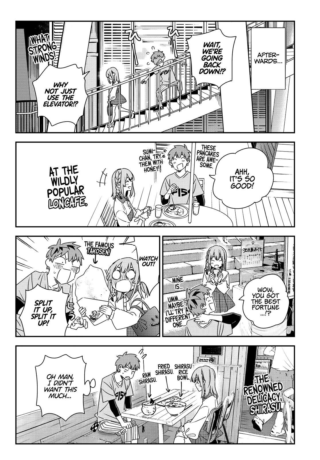 Kanojo, Okarishimasu Chapter 156 page 6 - Chapter 156: The Girlfriend and the Sudden Trip, Part 2