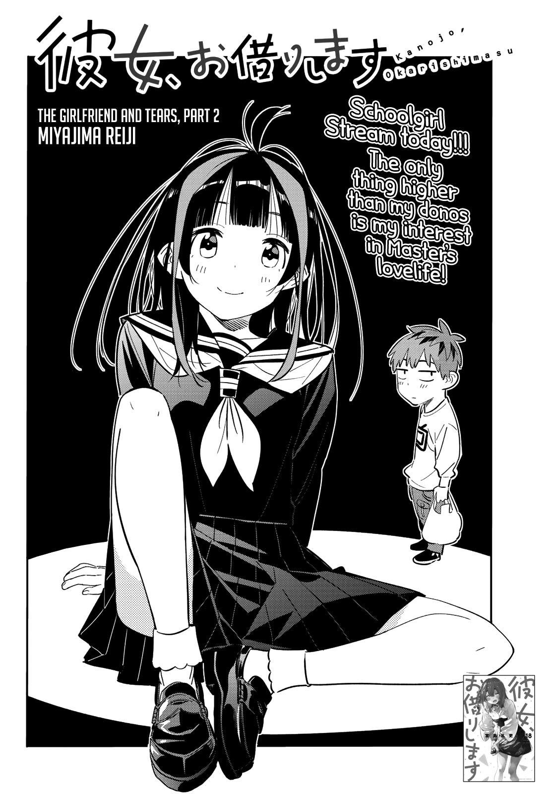 Kanojo, Okarishimasu Chapter 166 page 2 - Chapter 166: The Girlfriend and Tears (Part 2)