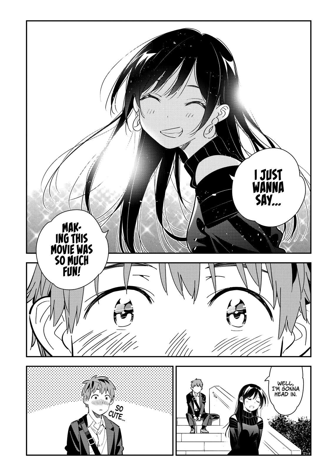 Kanojo, Okarishimasu Chapter 167 page 13 - Chapter 167: The Girlfriend and the Premiere