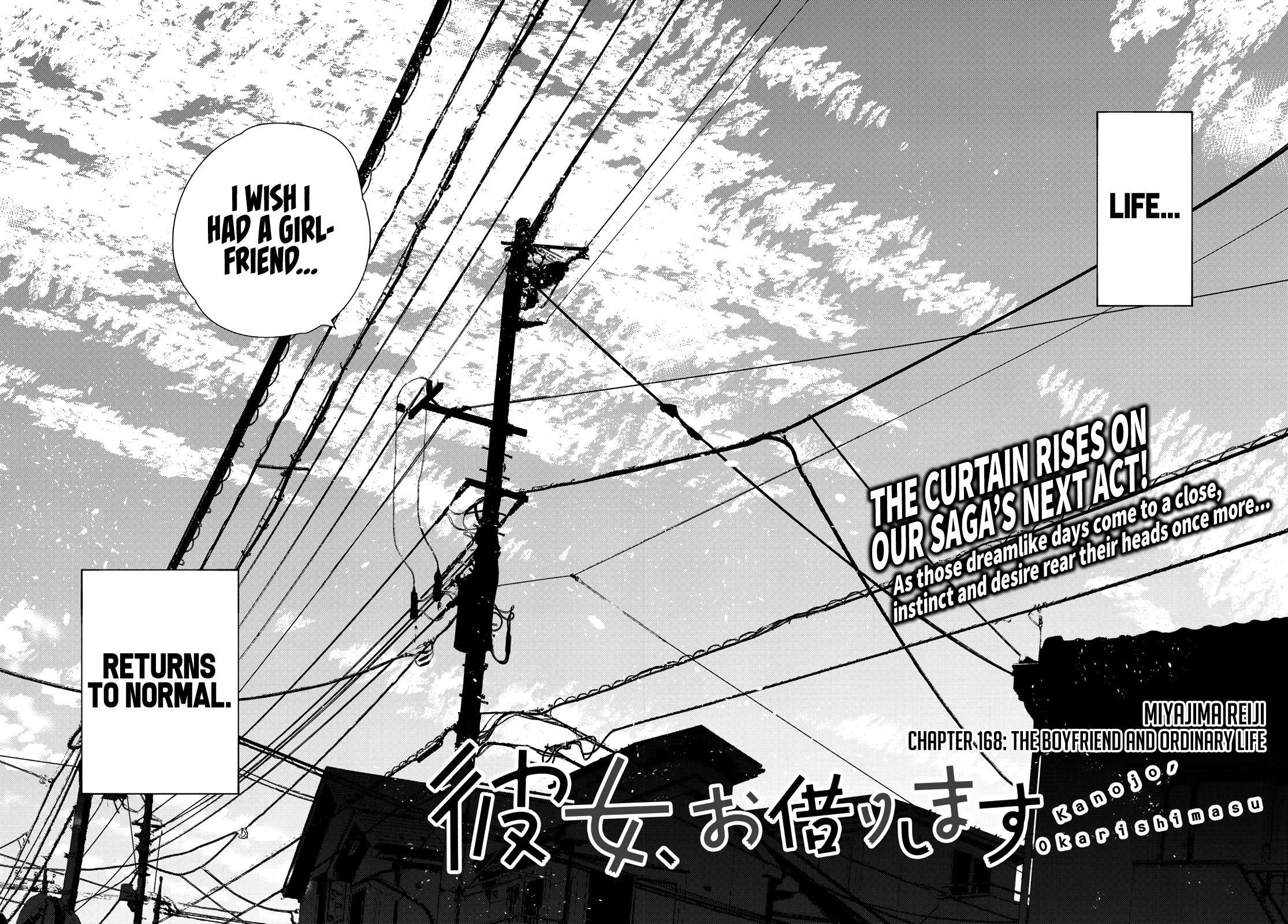 Kanojo, Okarishimasu Chapter 168 page 4 - Chapter 168: The Boyfriend and His Daily Life