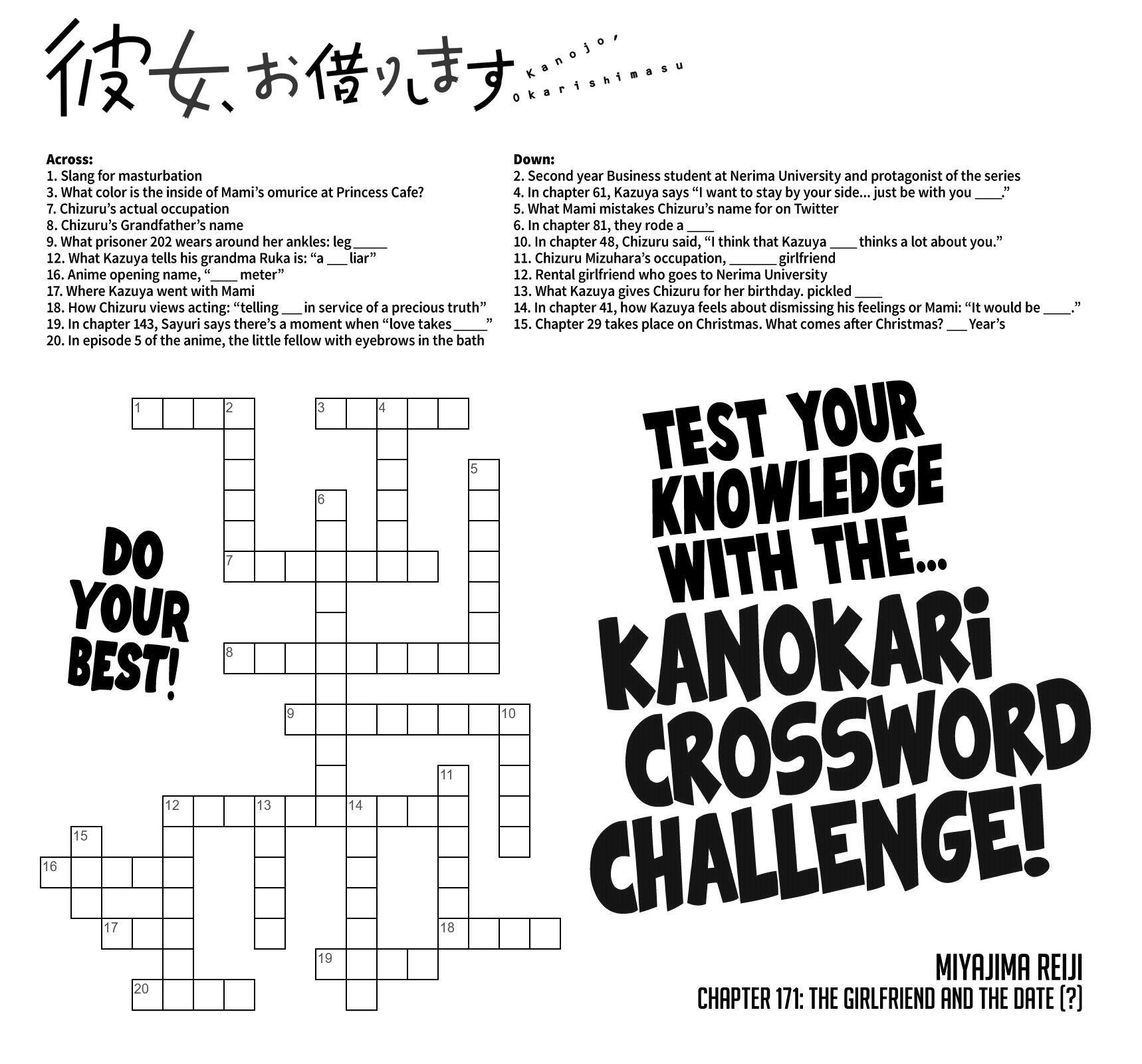 Kanojo, Okarishimasu Chapter 171 page 2 - Chapter 171: The Girlfriend and the Date (?)