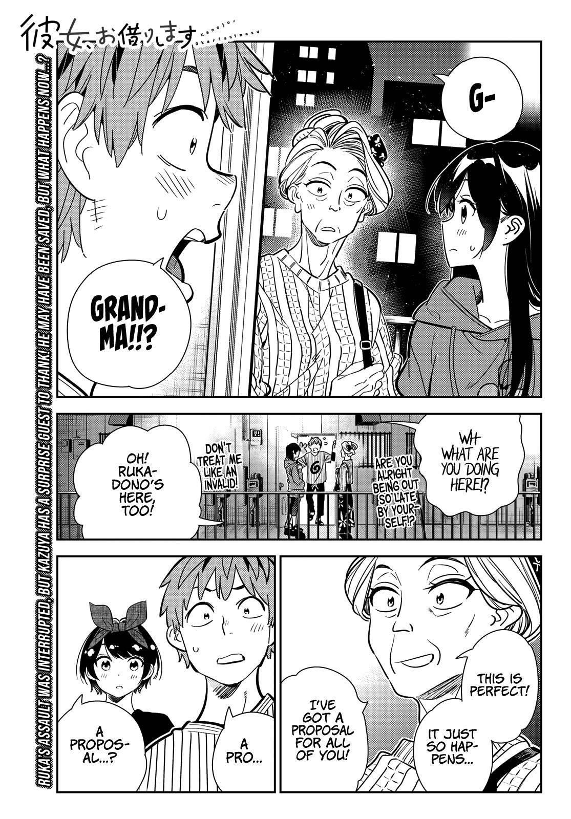 Kanojo, Okarishimasu Chapter 186 page 1 - Chapter 186: The Girlfriend and the No-Go