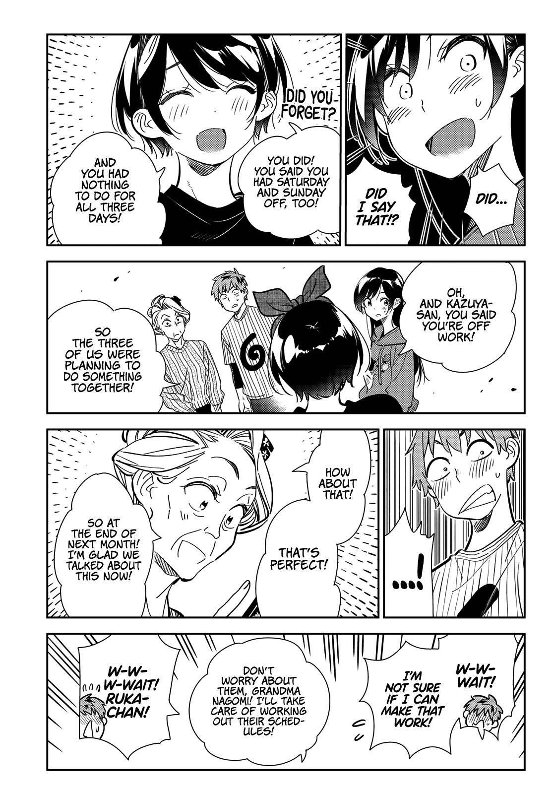 Kanojo, Okarishimasu Chapter 186 page 13 - Chapter 186: The Girlfriend and the No-Go