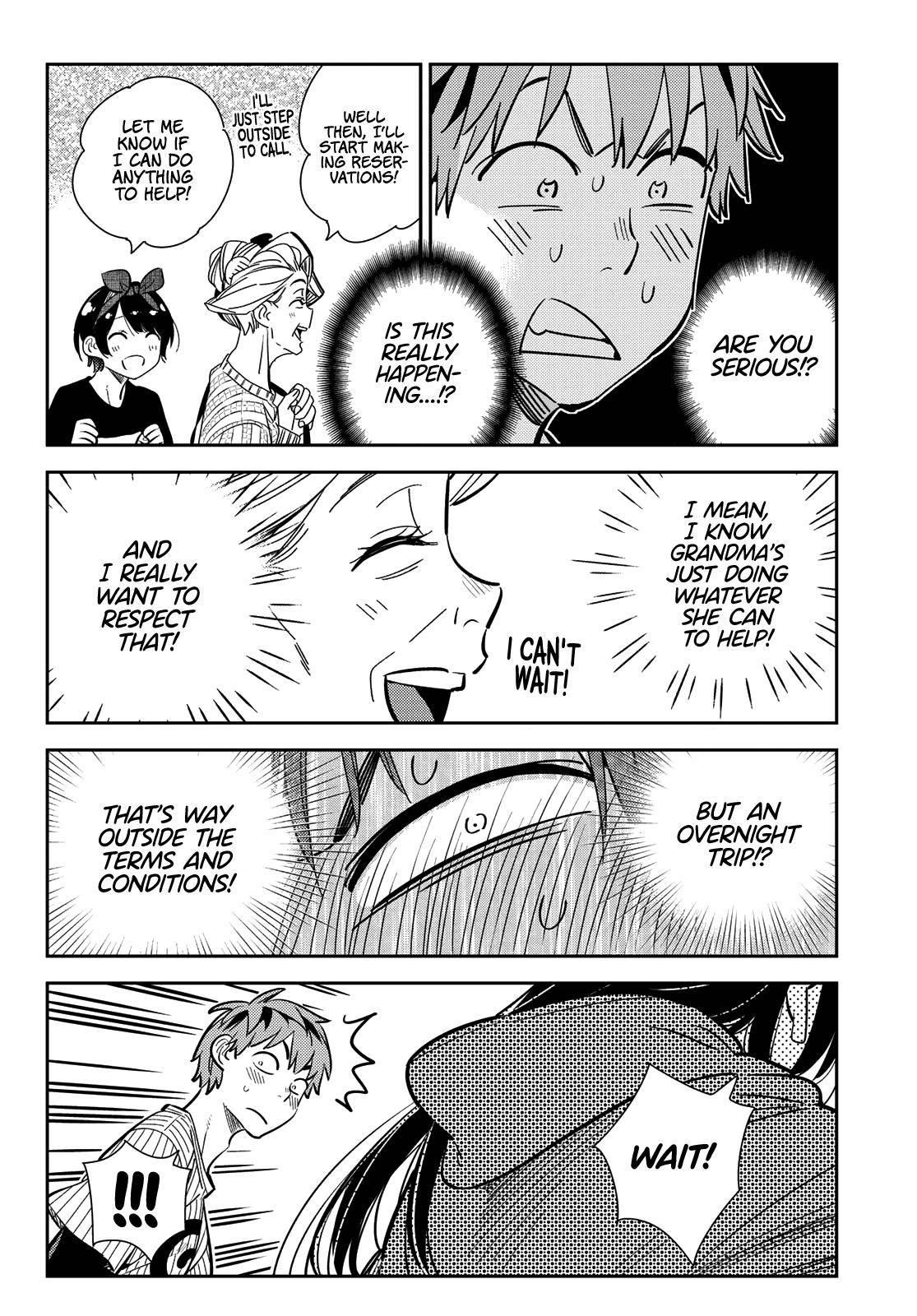 Kanojo, Okarishimasu Chapter 186 page 14 - Chapter 186: The Girlfriend and the No-Go