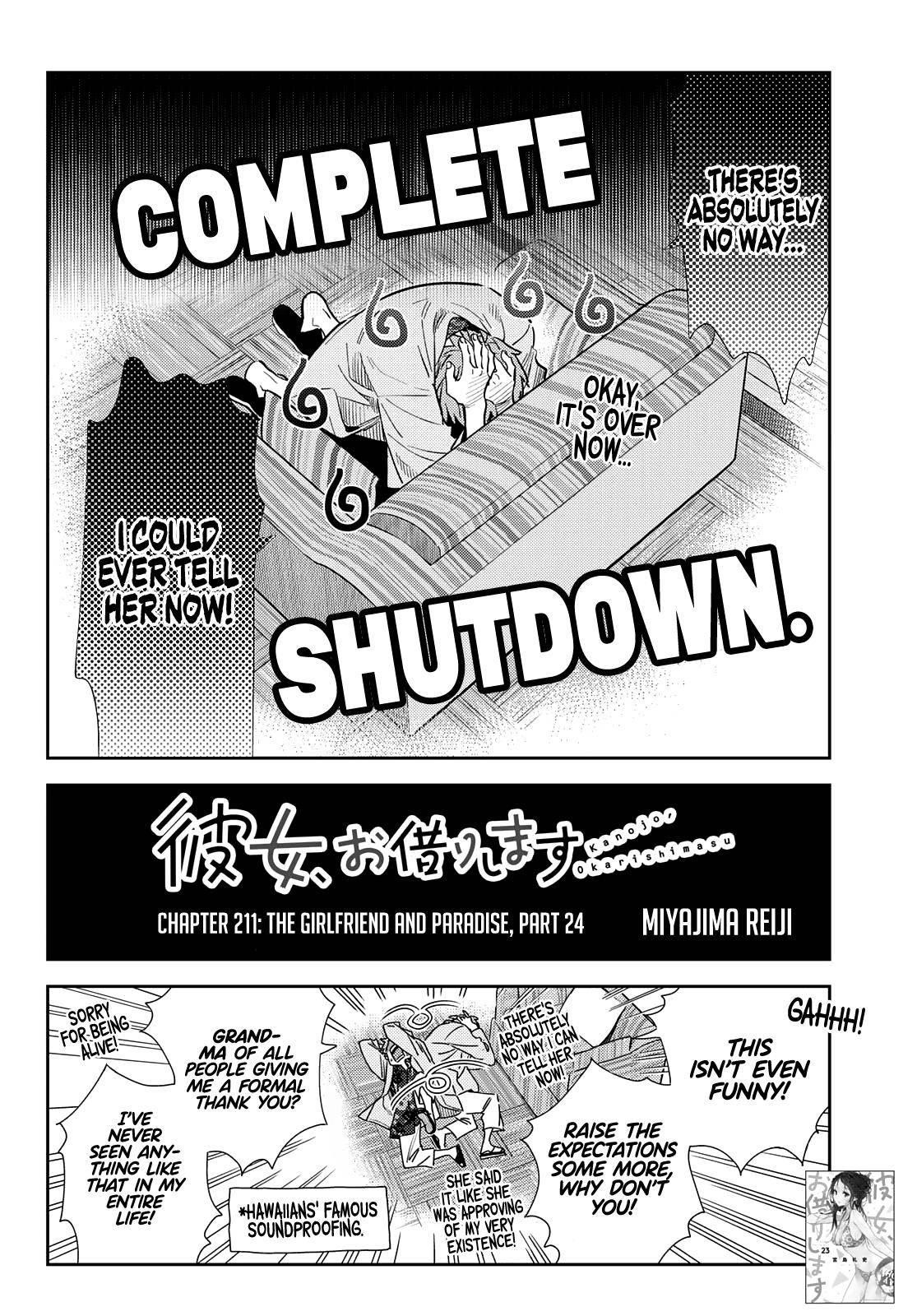 Kanojo, Okarishimasu Chapter 211 page 4 - Chapter 211: The Girlfriend and Paradise (Part 24)