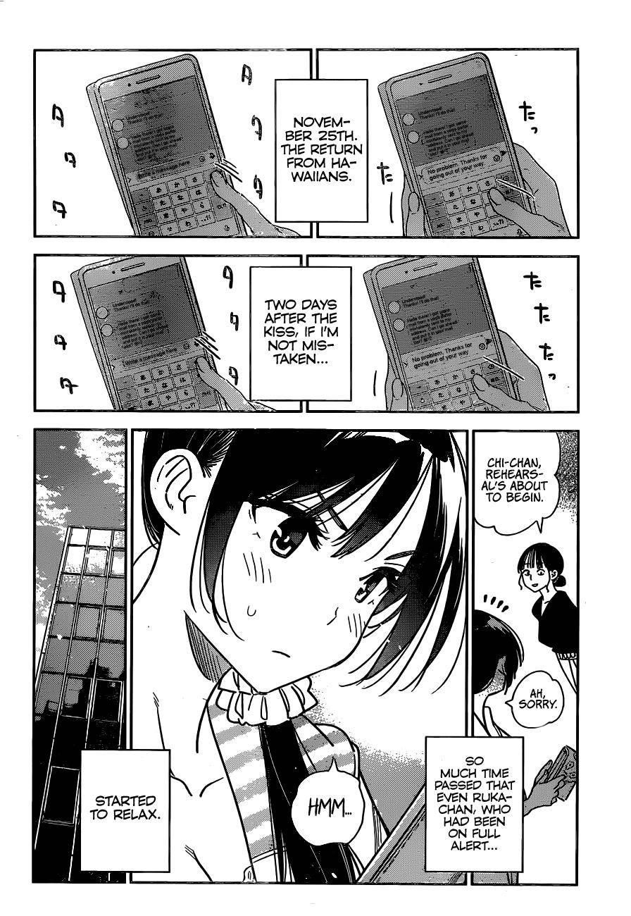 Kanojo, Okarishimasu Chapter 233 page 18 - Chapter 233: The Girlfriend and the Kiss (Part 2)