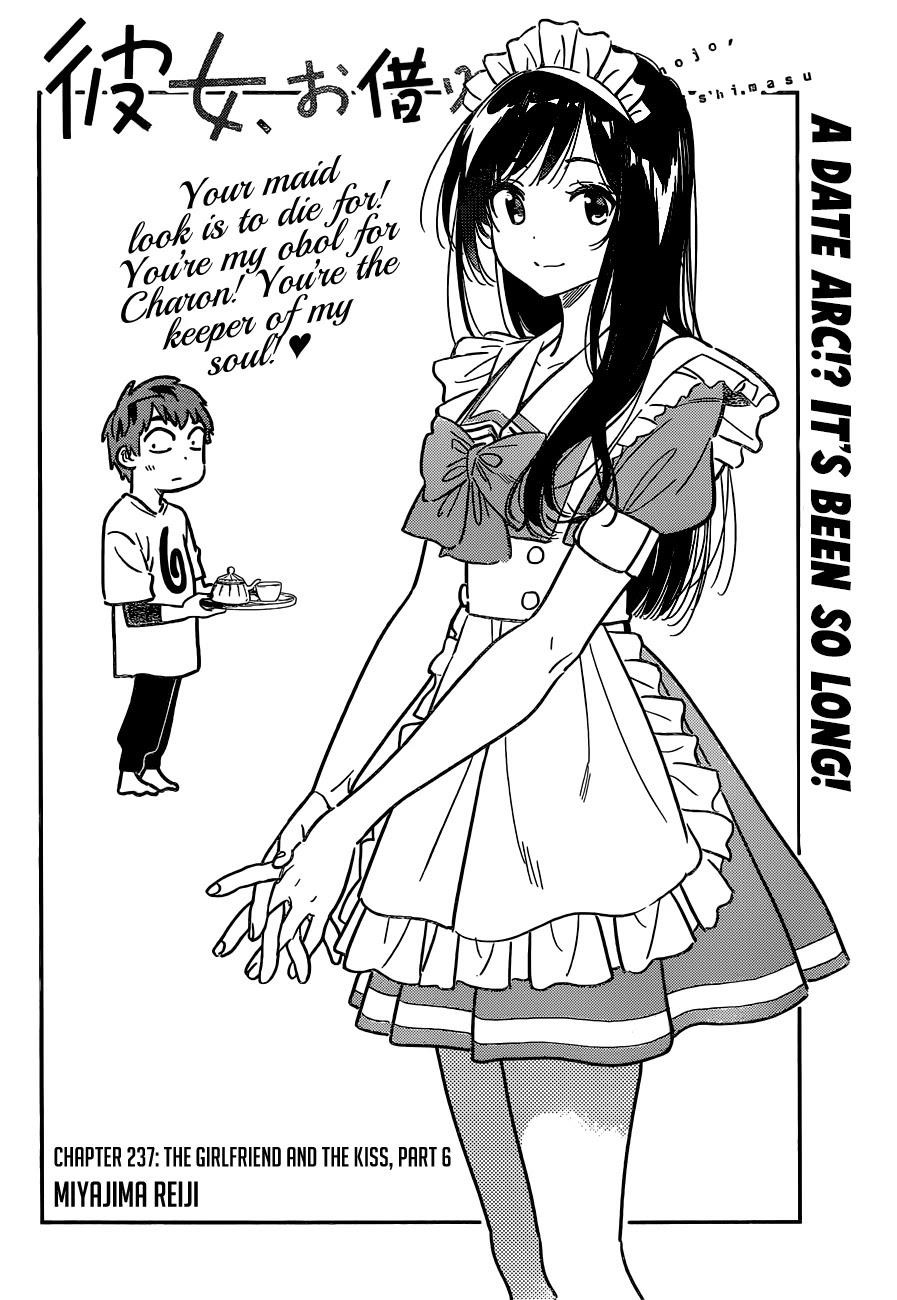 Kanojo, Okarishimasu Chapter 237 page 2 - Chapter 237: The Girlfriend and the Kiss (Part 6)