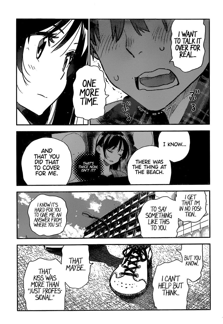 Kanojo, Okarishimasu Chapter 238 page 14 - Chapter 238: The Girlfriend and the Kiss (Part 7)