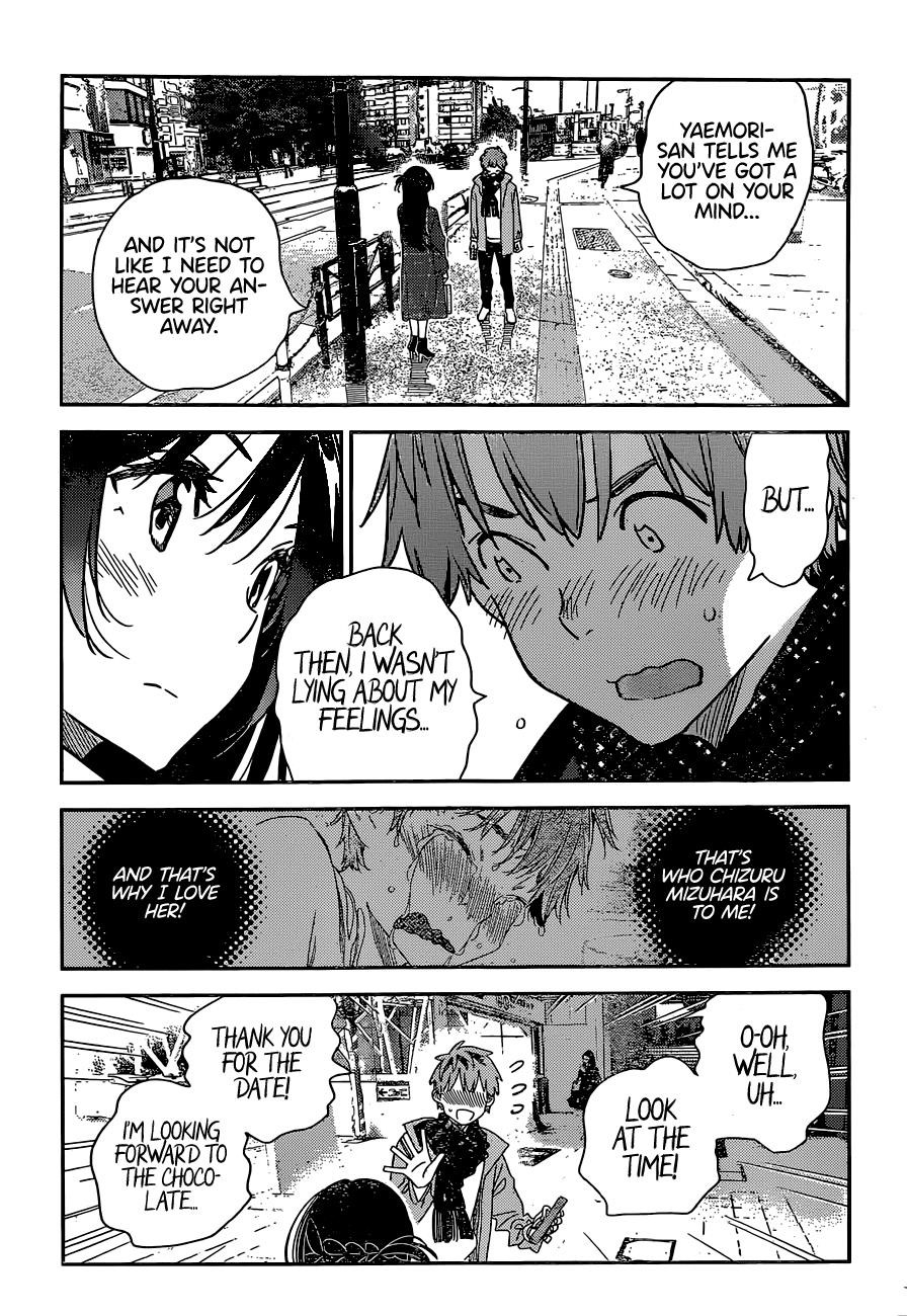 Kanojo, Okarishimasu Chapter 238 page 16 - Chapter 238: The Girlfriend and the Kiss (Part 7)