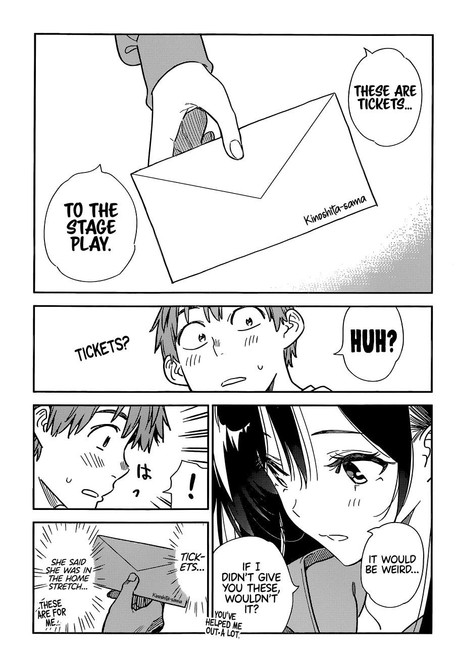 Kanojo, Okarishimasu Chapter 243 page 16 - Chapter 243: The Girlfriend and the Bra