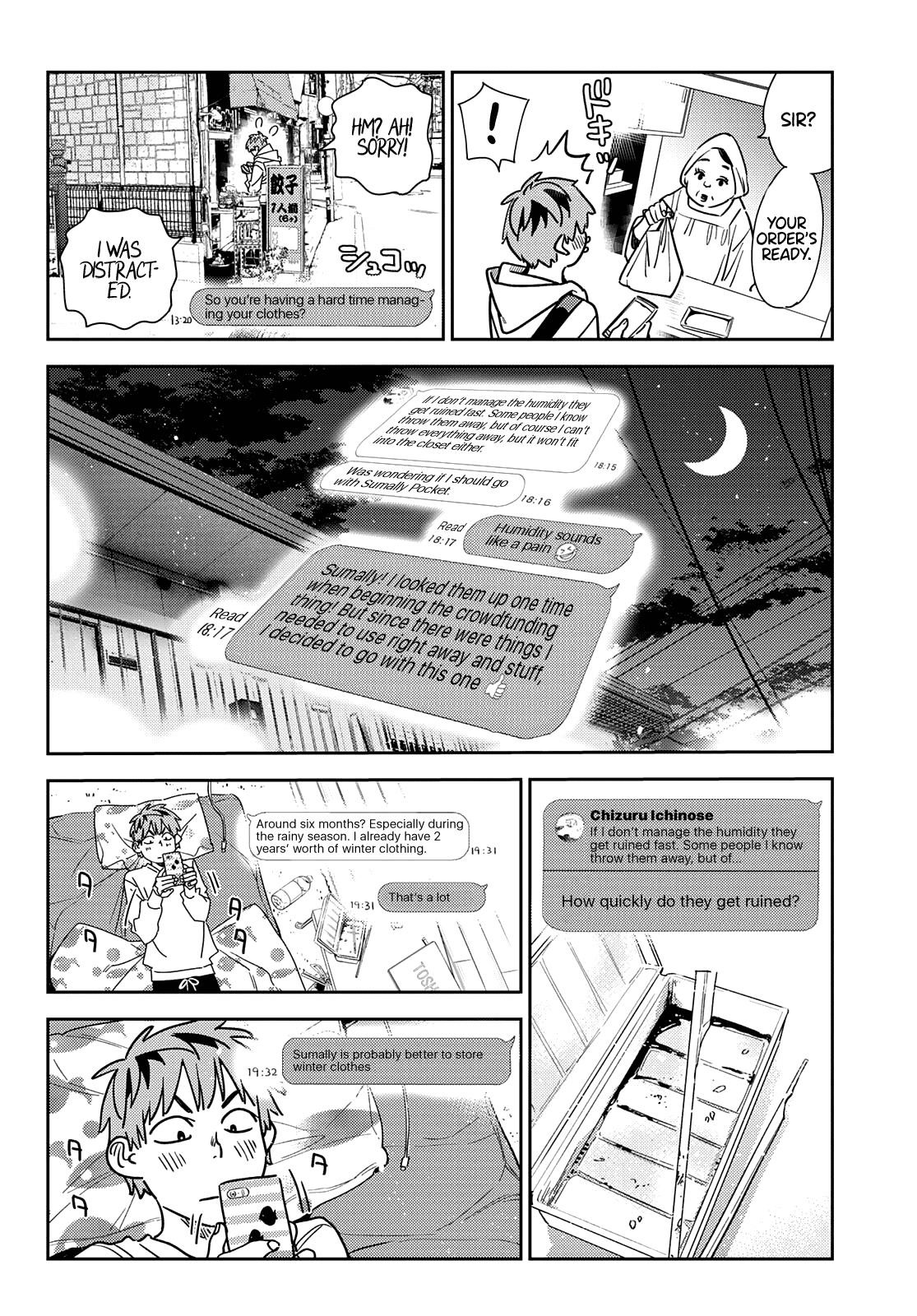 Kanojo, Okarishimasu Chapter 244 page 12 - Chapter 244: The Girlfriend and the LINE Chat