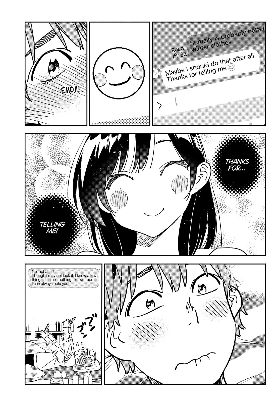 Kanojo, Okarishimasu Chapter 244 page 13 - Chapter 244: The Girlfriend and the LINE Chat
