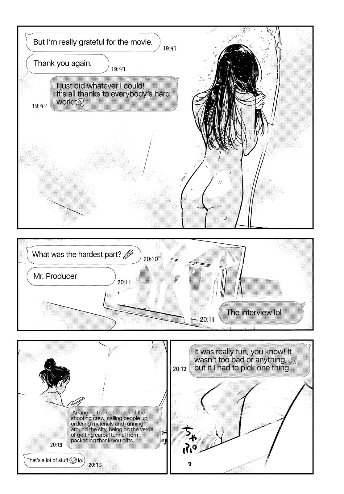 Kanojo, Okarishimasu Chapter 244 page 14 - Chapter 244: The Girlfriend and the LINE Chat