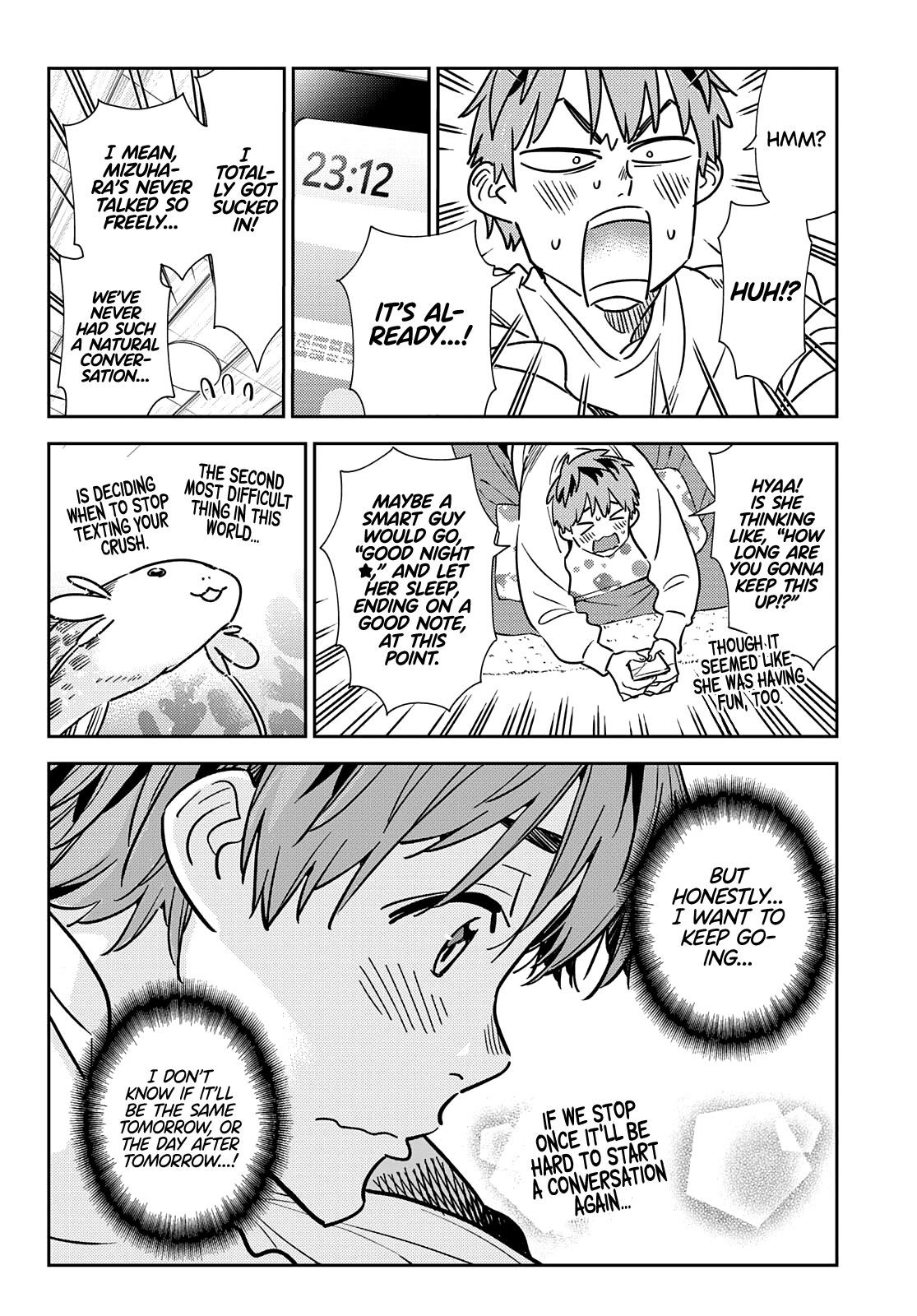 Kanojo, Okarishimasu Chapter 244 page 17 - Chapter 244: The Girlfriend and the LINE Chat