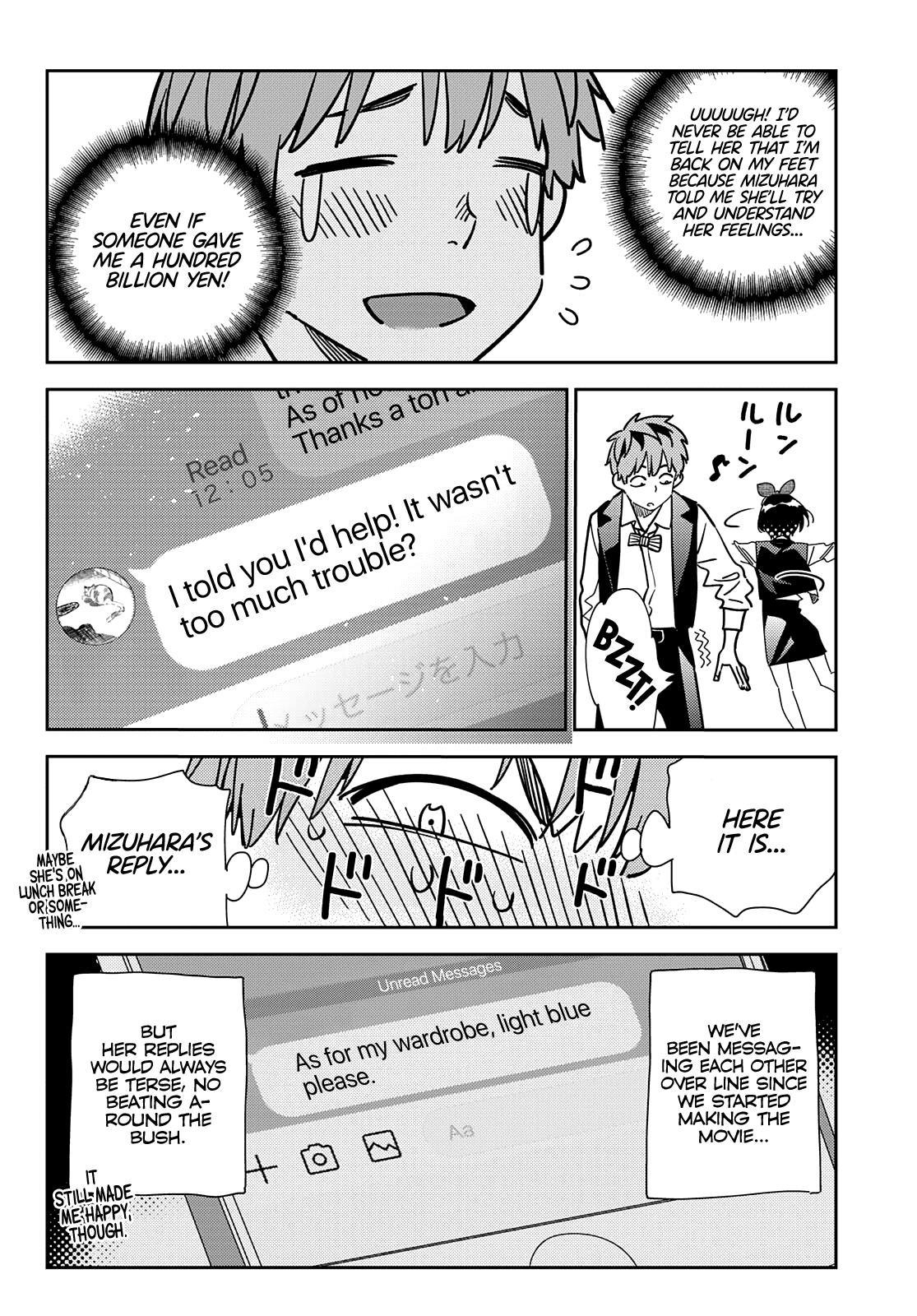 Kanojo, Okarishimasu Chapter 244 page 6 - Chapter 244: The Girlfriend and the LINE Chat