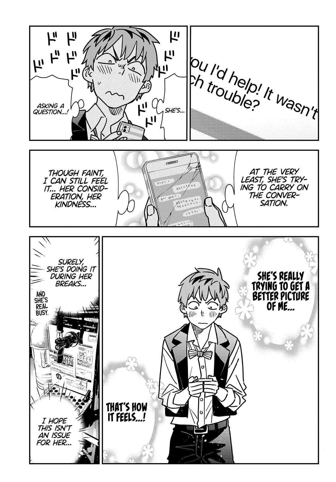 Kanojo, Okarishimasu Chapter 244 page 7 - Chapter 244: The Girlfriend and the LINE Chat