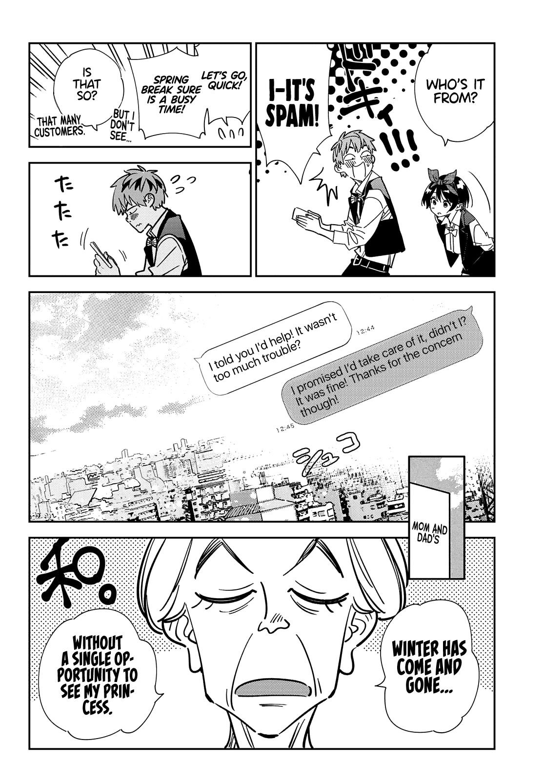 Kanojo, Okarishimasu Chapter 244 page 8 - Chapter 244: The Girlfriend and the LINE Chat