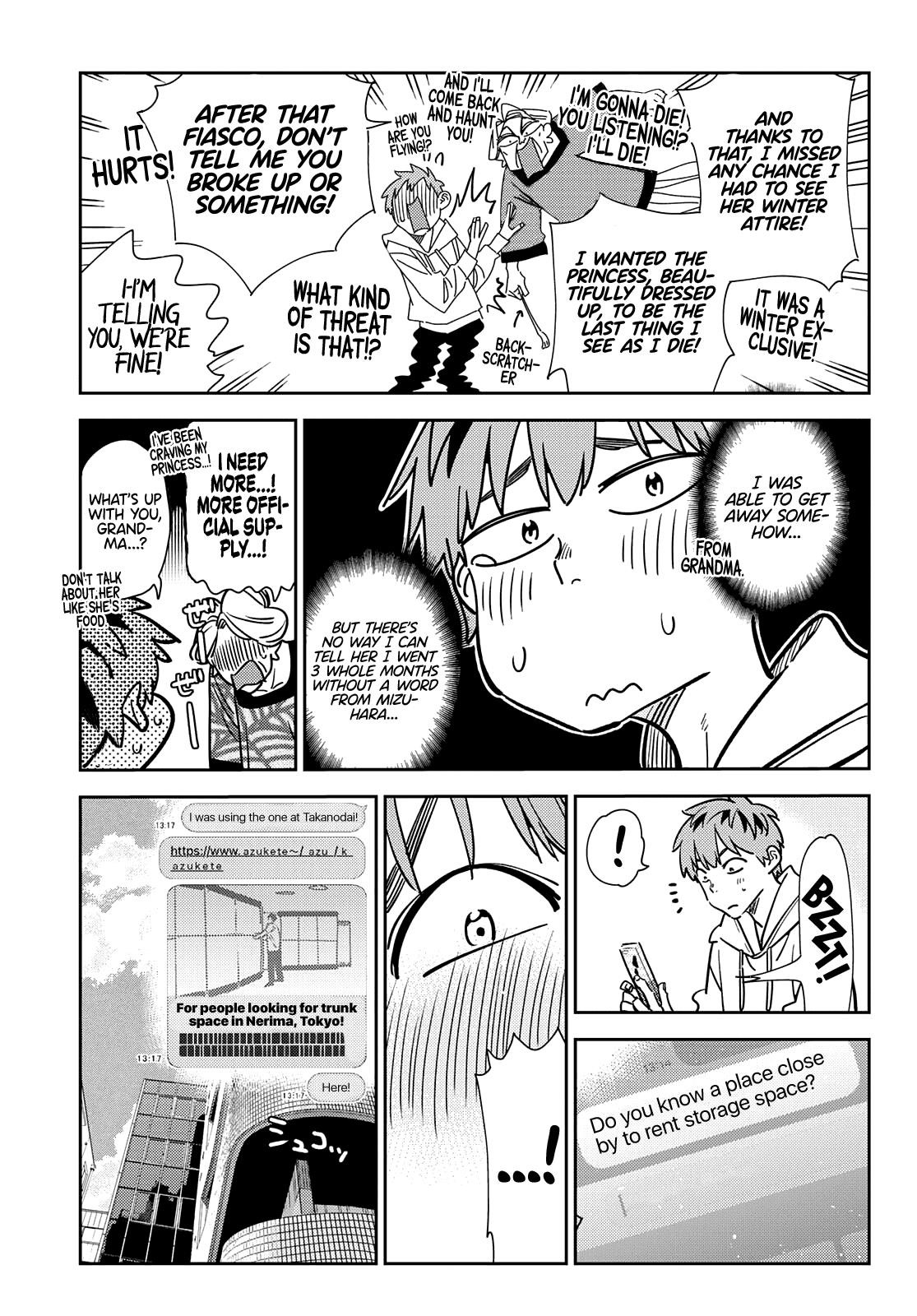 Kanojo, Okarishimasu Chapter 244 page 9 - Chapter 244: The Girlfriend and the LINE Chat