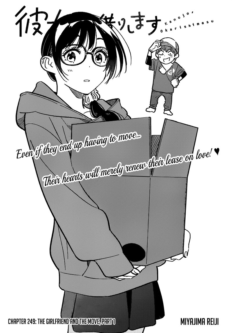 Kanojo, Okarishimasu Chapter 249 page 2 - Chapter 249: The Girlfriend and the Move (Part 1)
