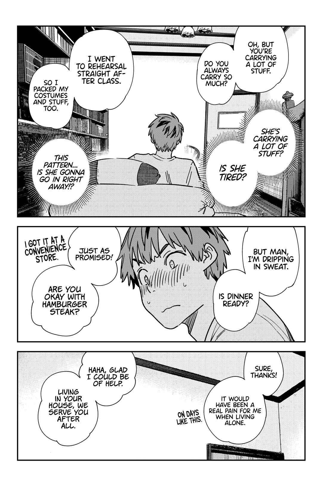 Kanojo, Okarishimasu Chapter 258 page 18 - Chapter 258: The Girlfriend and the Bath