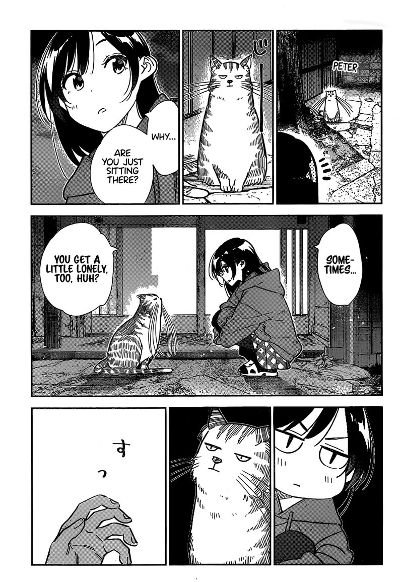 Kanojo, Okarishimasu Chapter 261 page 17 - Chapter 261: The Girlfriend and the Cat