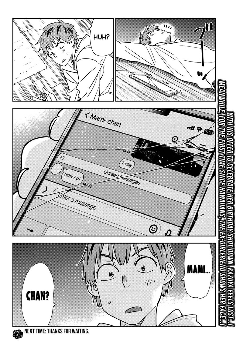 Kanojo, Okarishimasu Chapter 262 page 19 - Chapter 262: The Girlfriend and the Birthday II (Part 1)