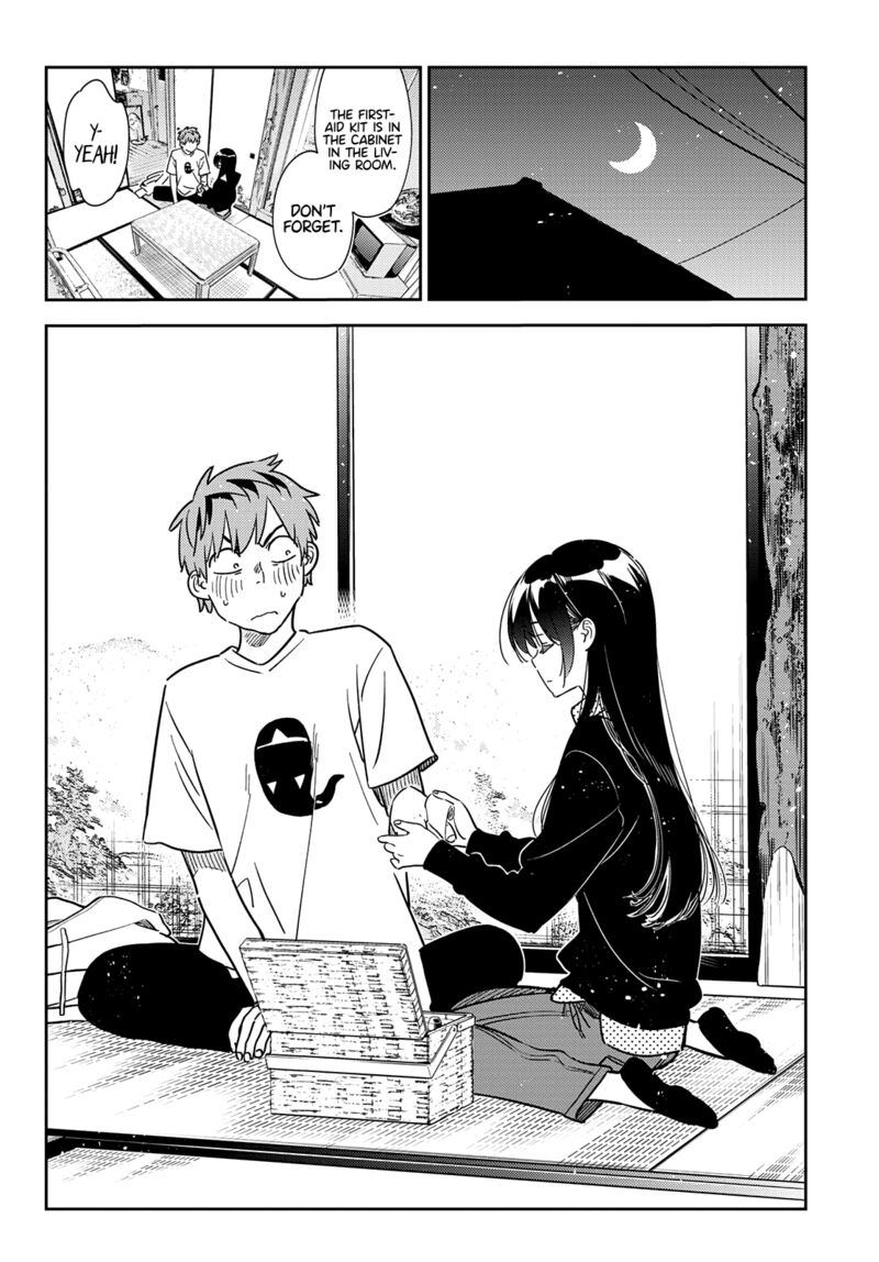 Kanojo, Okarishimasu Chapter 264 page 10 - Chapter 264: The Girlfriend and the Bandage