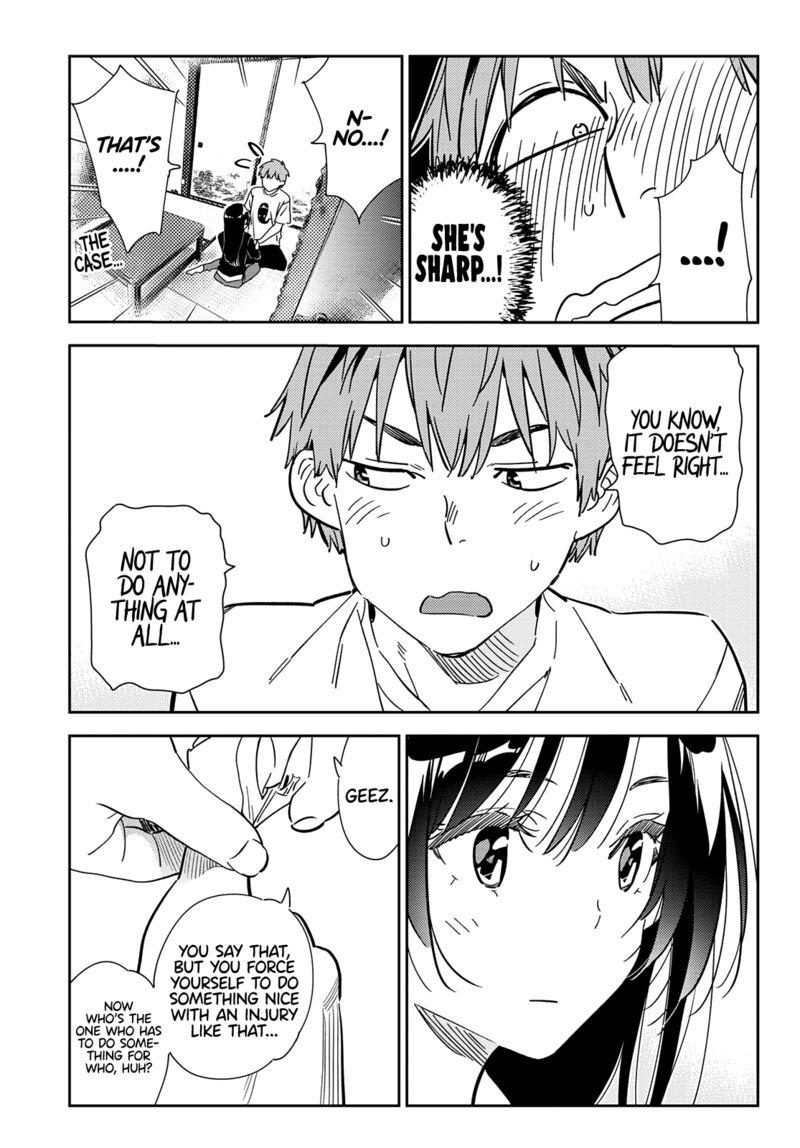 Kanojo, Okarishimasu Chapter 264 page 13 - Chapter 264: The Girlfriend and the Bandage