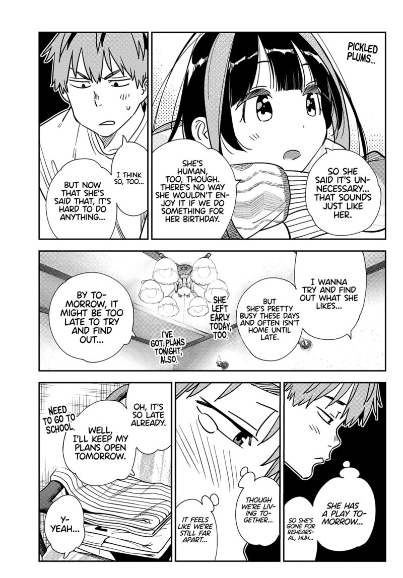 Kanojo, Okarishimasu Chapter 264 page 3 - Chapter 264: The Girlfriend and the Bandage
