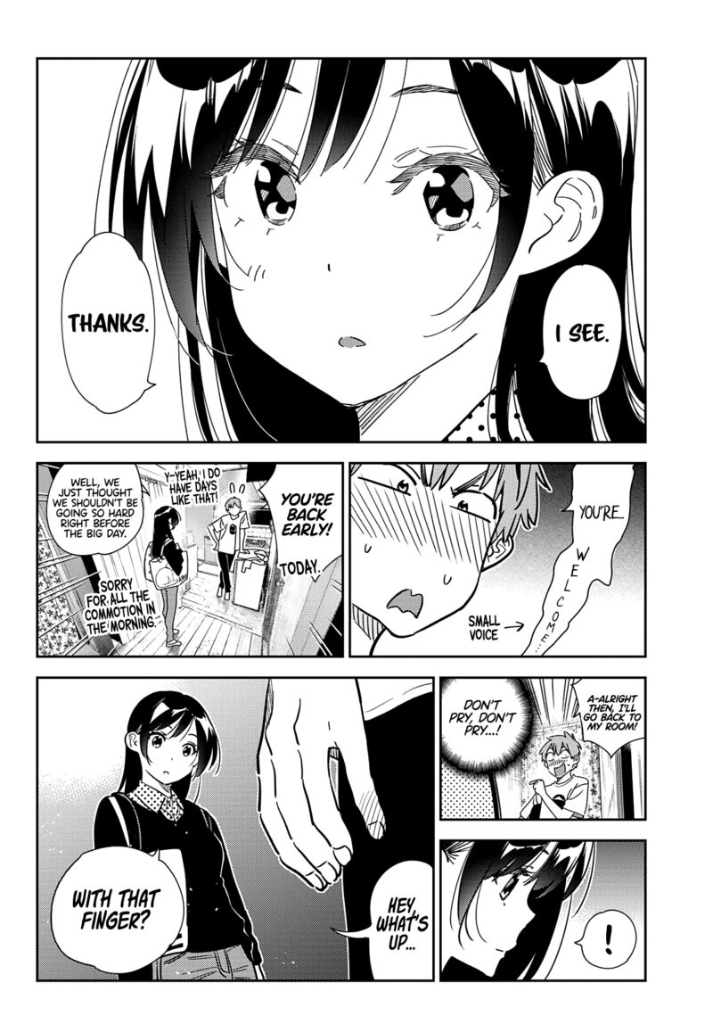 Kanojo, Okarishimasu Chapter 264 page 8 - Chapter 264: The Girlfriend and the Bandage