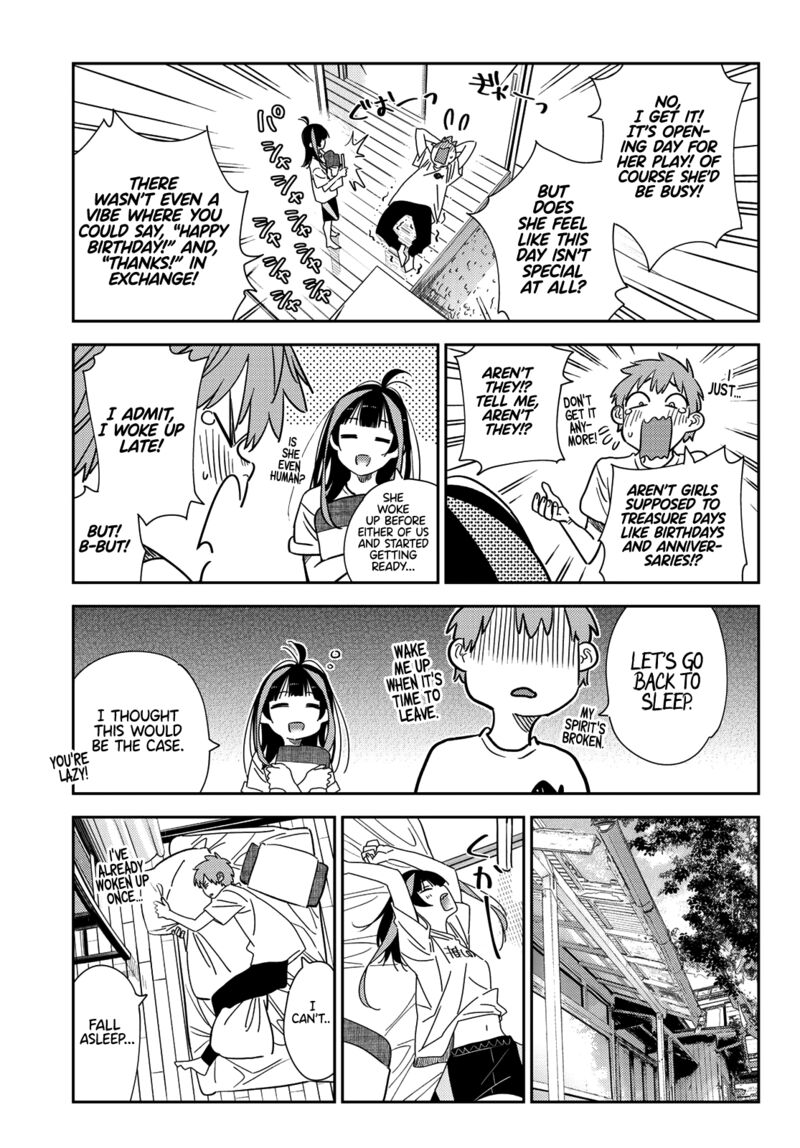 Kanojo, Okarishimasu Chapter 265 page 4 - Chapter 265: The Girlfriend and the Birthday II (Part 2)