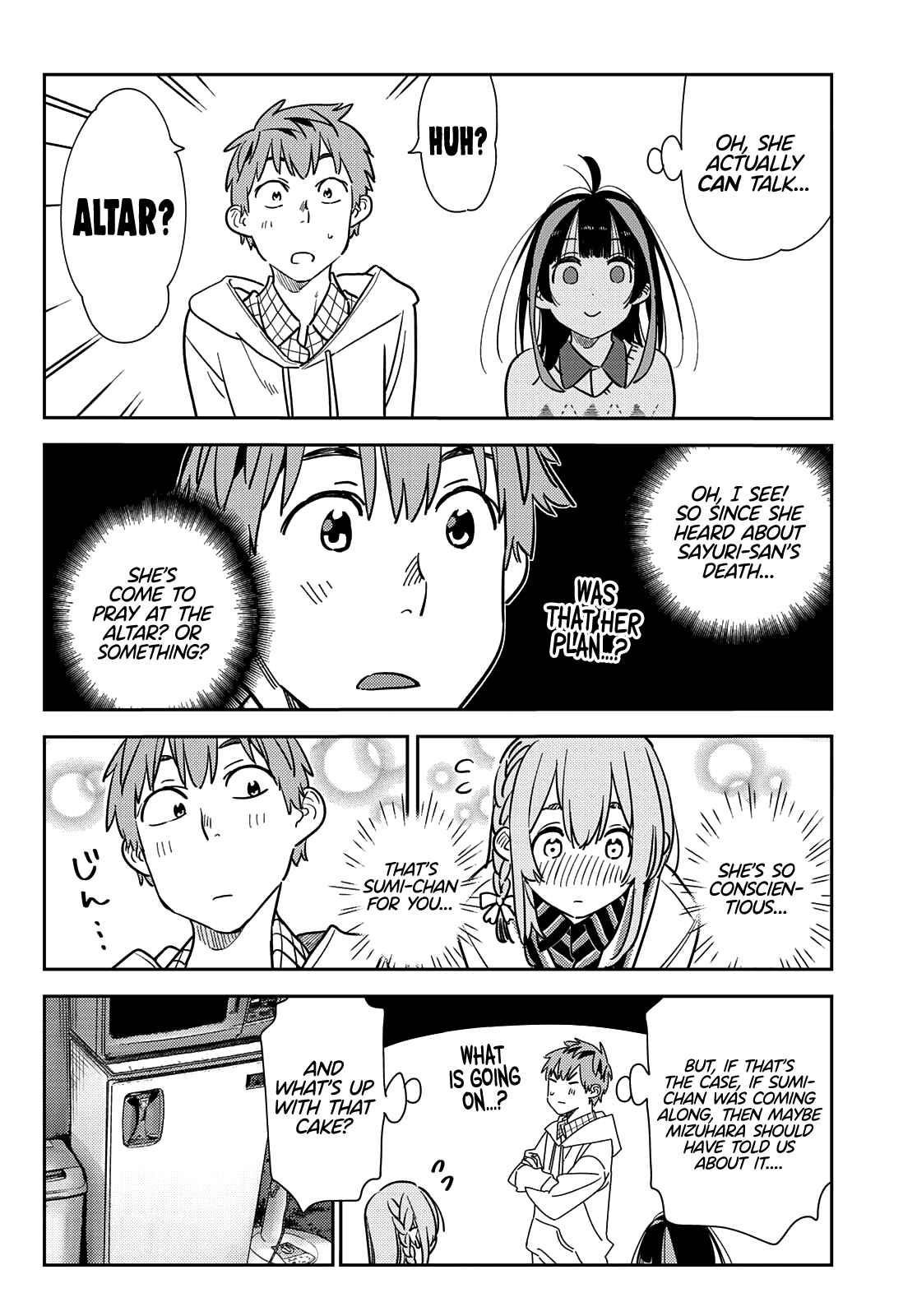 Kanojo, Okarishimasu Chapter 267 page 4 - Chapter 267: The Girlfriend and the Birthday II (Part 4)