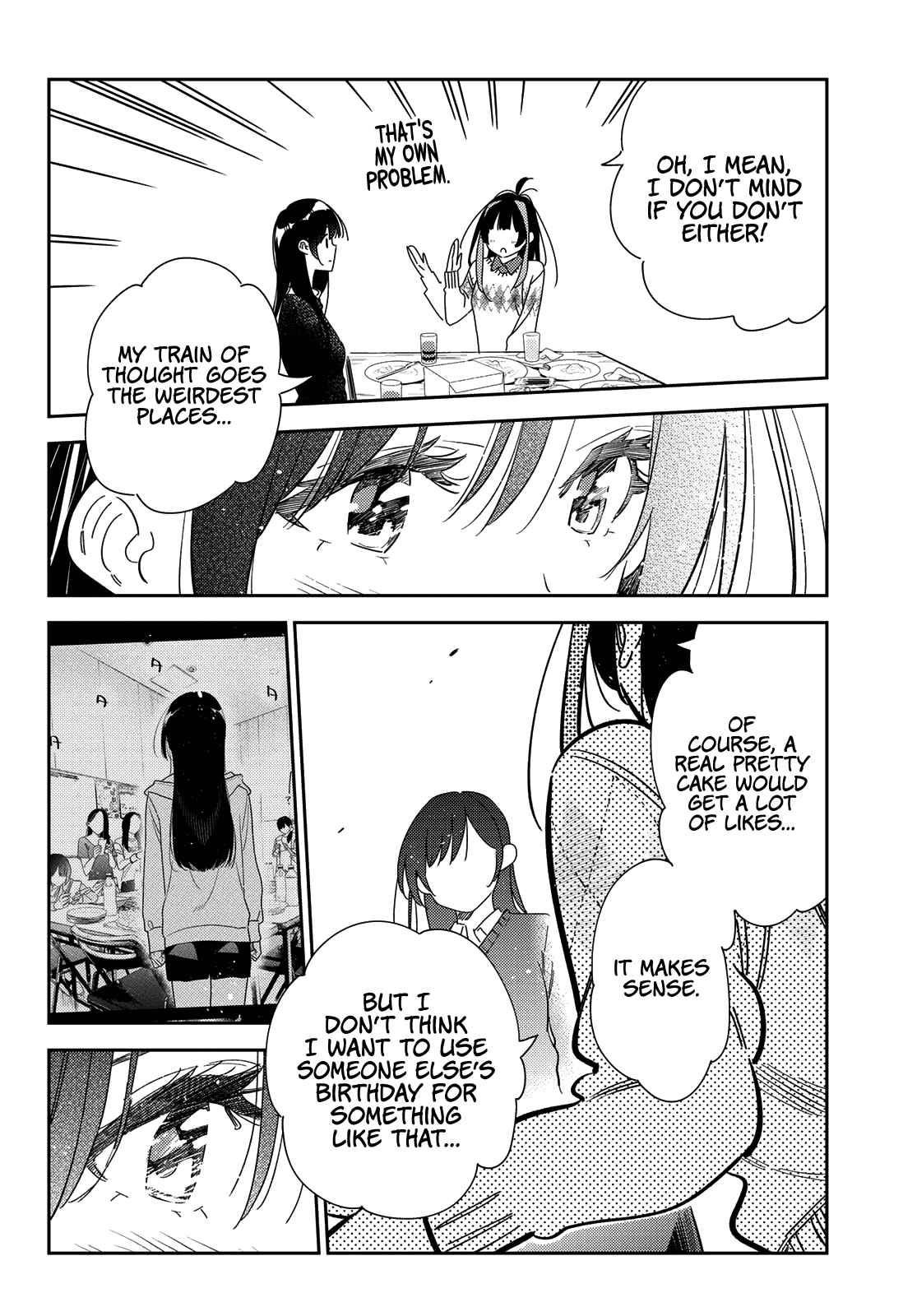 Kanojo, Okarishimasu Chapter 269 page 14 - Chapter 269: The Girlfriend and the Birthday II (Part 6)