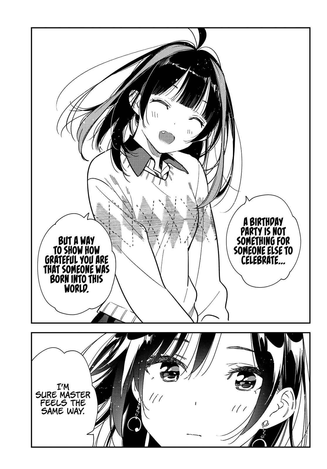 Kanojo, Okarishimasu Chapter 269 page 15 - Chapter 269: The Girlfriend and the Birthday II (Part 6)