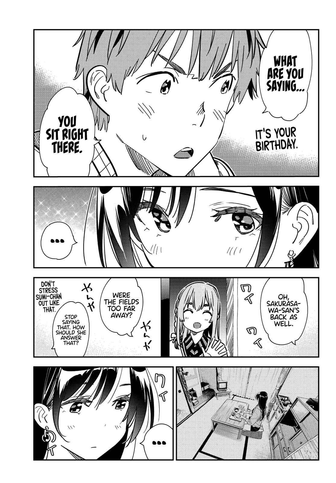 Kanojo, Okarishimasu Chapter 269 page 17 - Chapter 269: The Girlfriend and the Birthday II (Part 6)