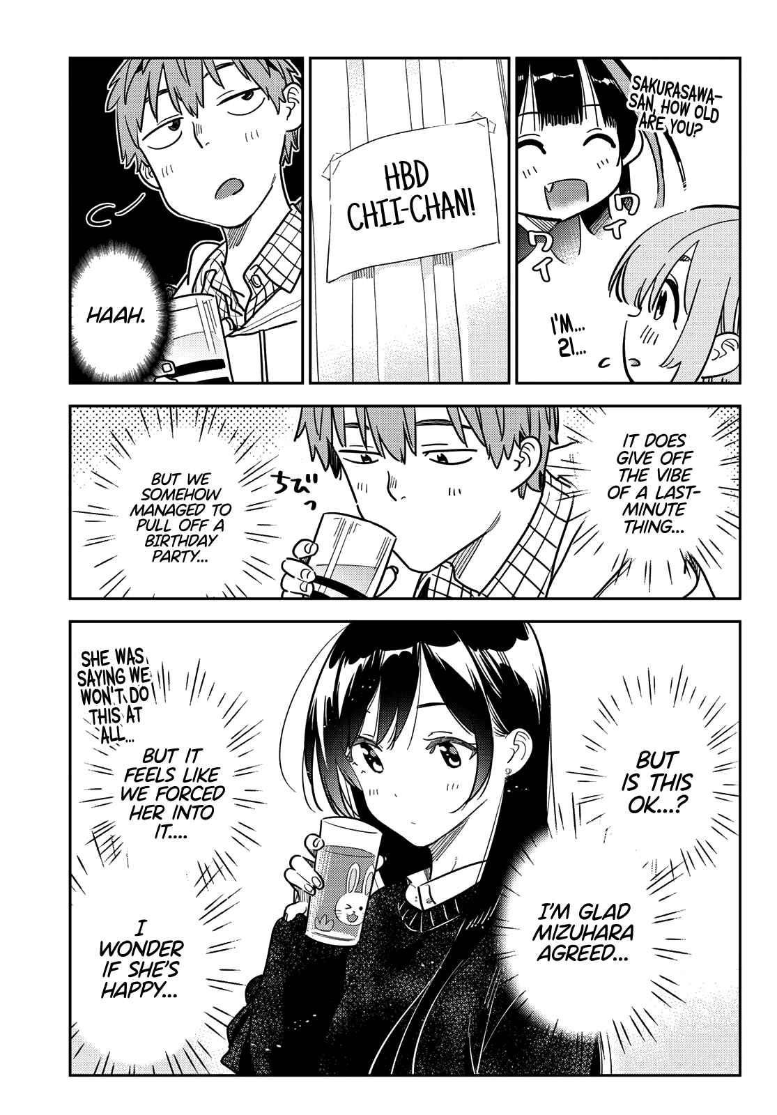 Kanojo, Okarishimasu Chapter 269 page 3 - Chapter 269: The Girlfriend and the Birthday II (Part 6)