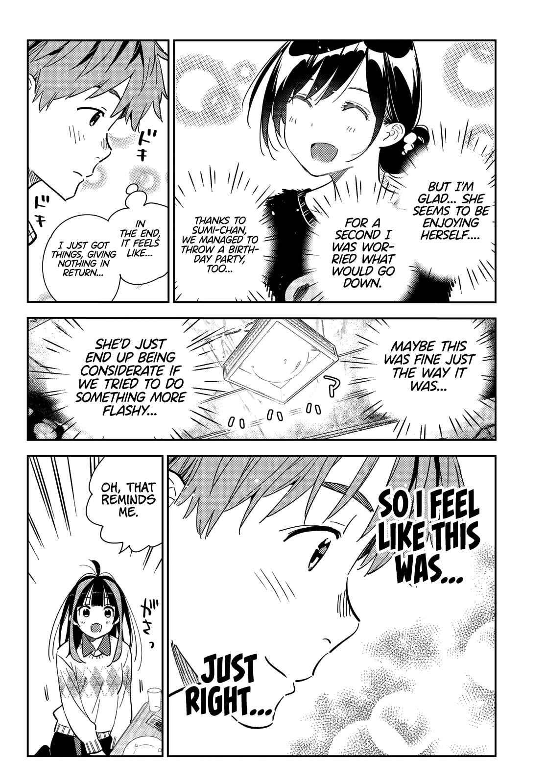 Kanojo, Okarishimasu Chapter 270 page 16 - Chapter 270: The Girlfriend and the Birthday II (Part 7)