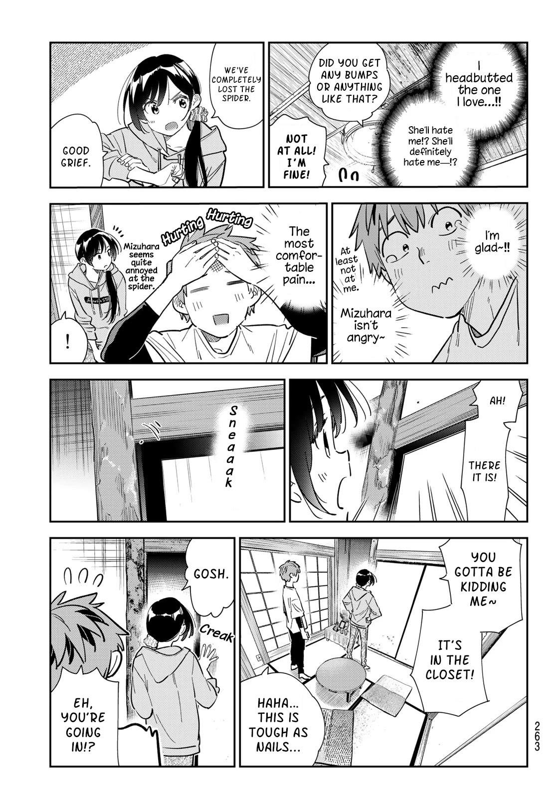 Kanojo, Okarishimasu Chapter 281 page 11 - Chapter 281: The Girlfriend and the Spider