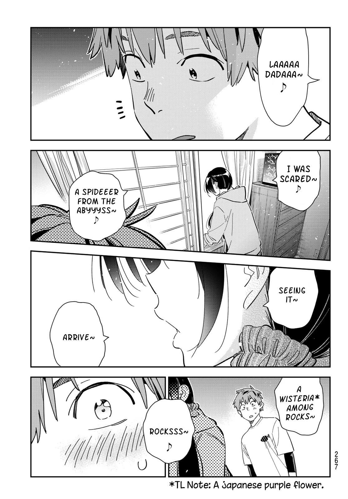 Kanojo, Okarishimasu Chapter 281 page 15 - Chapter 281: The Girlfriend and the Spider
