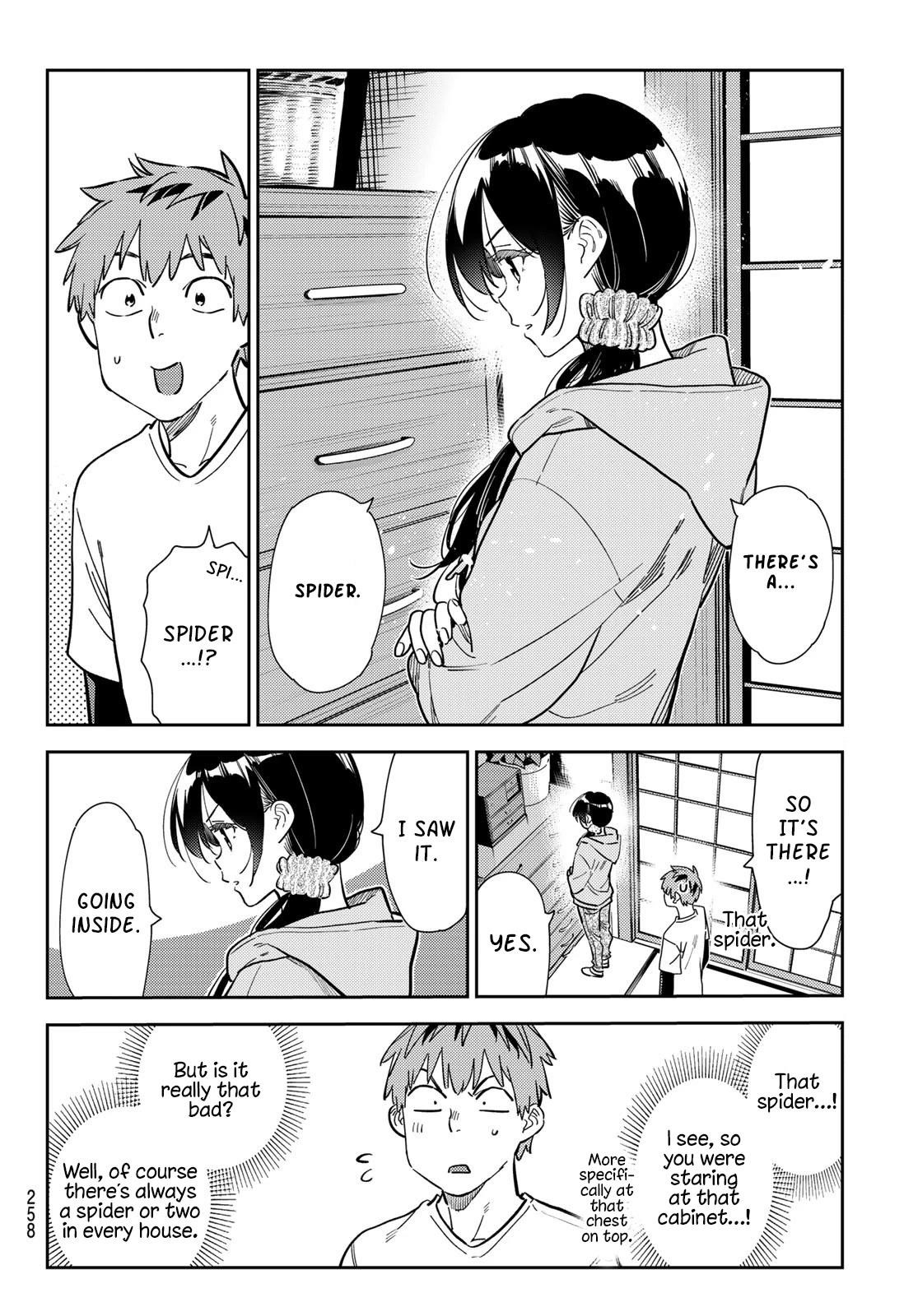 Kanojo, Okarishimasu Chapter 281 page 6 - Chapter 281: The Girlfriend and the Spider
