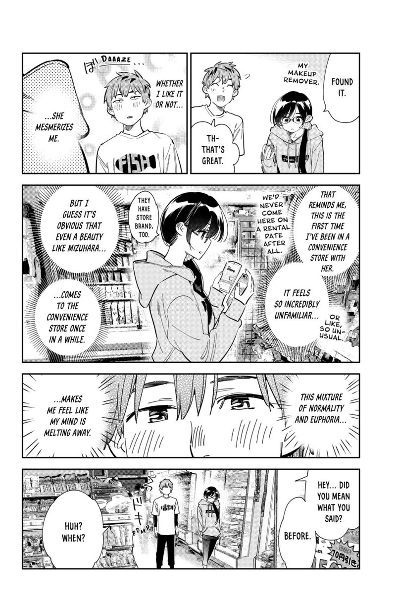 Kanojo, Okarishimasu Chapter 282 page 10 - Chapter 282: The Girlfriend and the Nighttime Convenience Store