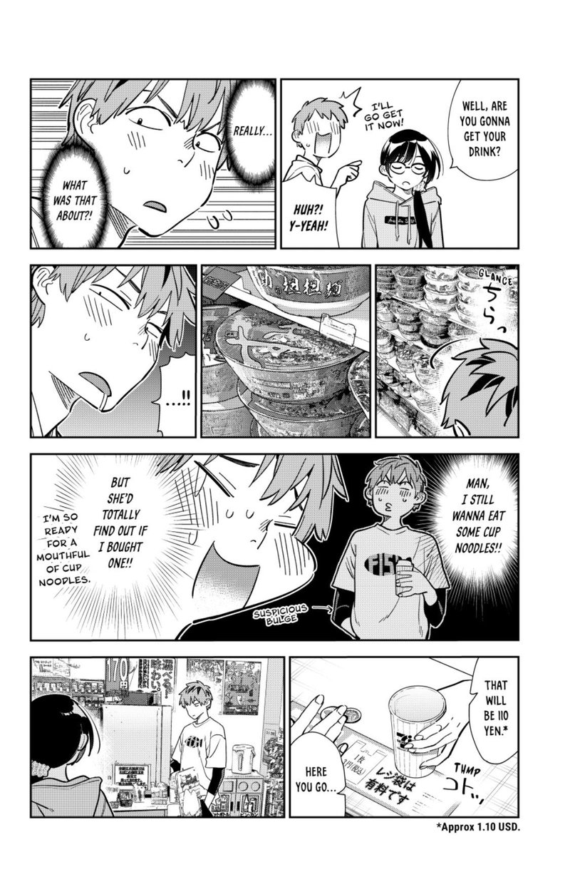 Kanojo, Okarishimasu Chapter 282 page 12 - Chapter 282: The Girlfriend and the Nighttime Convenience Store