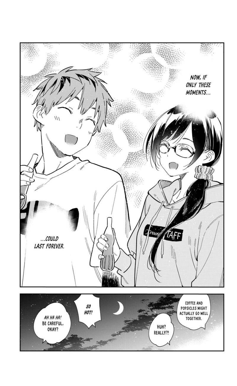 Kanojo, Okarishimasu Chapter 282 page 19 - Chapter 282: The Girlfriend and the Nighttime Convenience Store