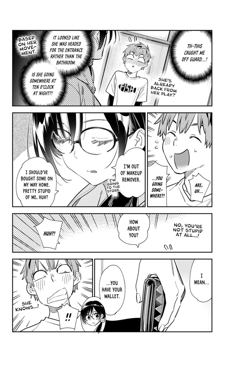 Kanojo, Okarishimasu Chapter 282 page 4 - Chapter 282: The Girlfriend and the Nighttime Convenience Store