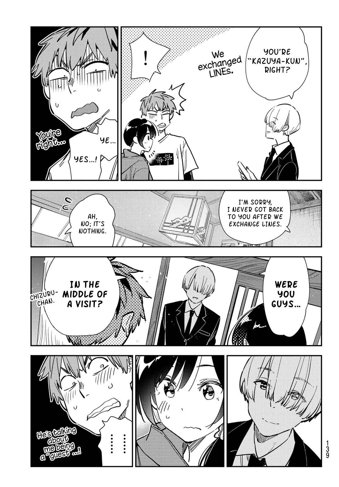 Kanojo, Okarishimasu Chapter 287 page 13 - Chapter 287: The Girlfriend and Her Friends (Part 1)
