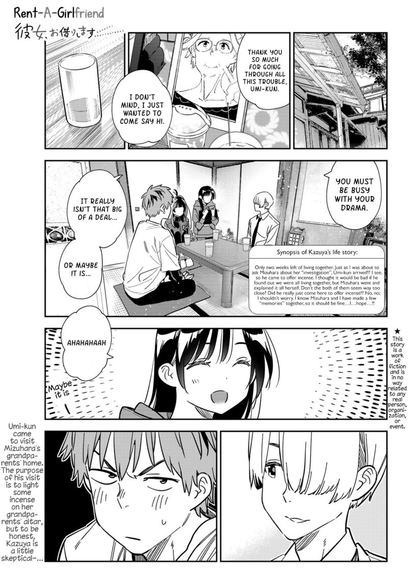 Kanojo, Okarishimasu Chapter 288 page 1 - Chapter 288: The Girlfriend and Her Friends (Part 2)